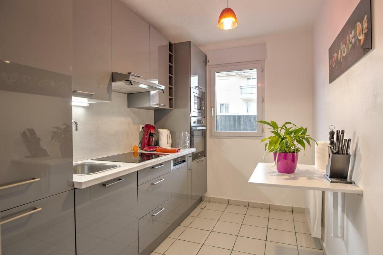 Le Jardin De L'Atrium - Appartement Moderne Proche De Geneve Et Palexpo Saint-Julien-en-Genevois Exterior foto